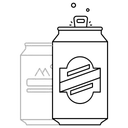 Free Cane Tin Liquor Icon