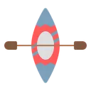 Free カヌー、ボート、森林 アイコン