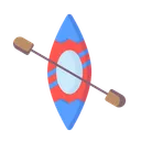 Free Canoe Boating Forest Icon