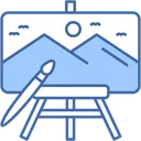 Free Canvas Painting Frame Icon