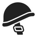 Free Capacete Alto Contraste Ícone