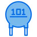Free Capacitor Semiconductor Electronics Icon