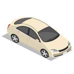 Car icon in flat style Simple traffic icon 3694243 Vector Art at Vecteezy