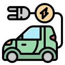 Free Car Electric Charge Icon