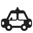 Free Car High Contrast Icon