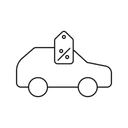 Free Car Discount  Icon