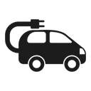Free Car Electric Power Electricity Icon