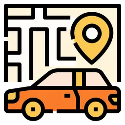 Free Car Location  Icon
