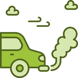 Free Car Pollution  Icon