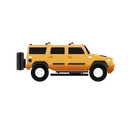 Free Car Side Jeep Icon