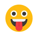 Free Rosto Com Lingua Emocao Emoticon Ícone