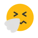 Free Rosto Espirrando Emocao Emoticon Icon