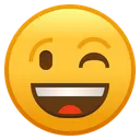 Free Rosto Piscando Emoji Emoticon Ícone