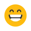 Free Cara Sonriente Con Ojos Grandes Emocion Emoticono Icono