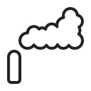 Free Carbon Emission Gas Icon