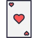 Free Card Heart Poker Icon