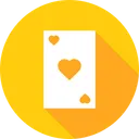 Free Card Heart Poker Icon