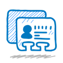 Free Card Contact Info Icon
