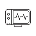 Free Heart Rate Medical Health Icon