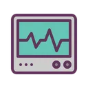Free Medical Cardiogramme Sante Icône