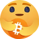 Free Care emoji for bitcoin  Icon
