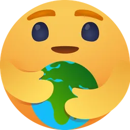 Free Care emoji for earth Logo Icon