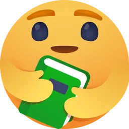 Free Care emoji with book Logo Icon