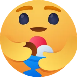 Free Care emoji with icecream Logo Icon