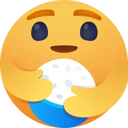 Free Care emoji with rice bowl Logo Icon
