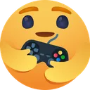 Free Care emoji with video game  Icon