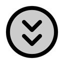 Free Cursor Kreis Verdoppeln  Symbol