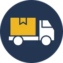 Free Carga Camion De Reparto Envio Icono