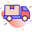 Free Cargo Delivery Truck Shipping Icon