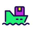 Free Courier Delivery Shipping Icon