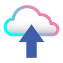 Free Cloud Caricamento Dati Icon