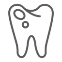 Free Caries Dentistry Teeth Icon