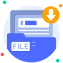 Free Carpeta Archivos Almacenamiento Icono