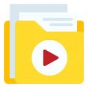 Free Carpeta de videos  Icono