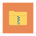 Free Zip Carpeta Comprimido Icono