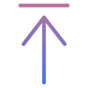Free Carregar Seta Cima Ícone