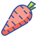Free Carrot Salad Vegetable Icon