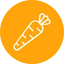 Free Carrot Vegetable Healthy Icon