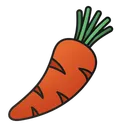 Free Carrot Vegetarian Healthy Icon