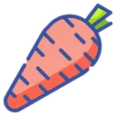 Free Carrot Salad Vegetable Icon