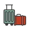 Free Carrying Luggage Luggage Man Icon