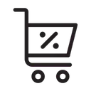 Free Cart Discount  Icon