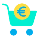 Free Cart Euro  Icon