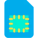 Free Cartao SIM Chip Cartao Icon