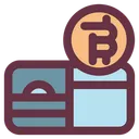 Free Bitcoin Carteira Dinheiro Icon