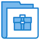 Free Affari Borsa Cartella Icon